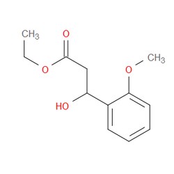 Aobchem&nbsp;Ethyl 3-hydroxy-3-(2-methoxyphenyl)propanoate | ≥97% | CAS 70200-18-9 | C12H16O4 | 5g