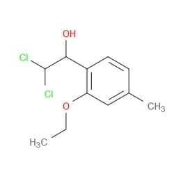 Aobchem&nbsp;2 2-Dichloro-1-(2-ethoxy-4-methylphenyl)ethanol | ≥95% | CAS 2734773-42-1 | C11H14Cl2O2 | 250mg
