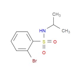 Aobchem&nbsp;2-Bromo-N-(1-methylethyl)benzenesulfonamide | ≥95% | CAS 951883-94-6 | C9H12BrNO2S | 5g