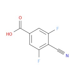 Aobchem&nbsp;4-Cyano-3 5-difluorobenzoic acid | ≥95% | CAS 1427084-20-5 | C8H3F2NO2 | 5g