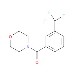 Aobchem&nbsp;Morpholino(3-(trifluoromethyl)phenyl)methanone | ≥95% | CAS 344587-33-3 | C12H12F3NO2 | 500mg