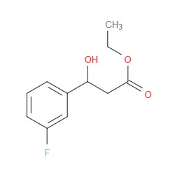Aobchem&nbsp;Ethyl 3-(3-fluorophenyl)-3-hydroxypropanoate | ≥97% | CAS 51699-42-4 | C11H13FO3 | 5g
