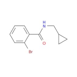 Aobchem&nbsp;2-Bromo-N-(cyclopropylmethyl)benzamide | ≥95% | CAS 306745-66-4 | C11H12BrNO | 500mg