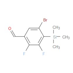 Aobchem&nbsp;5-Bromo-2 3-difluoro-4-(trimethylsilyl)benzaldehyde | ≥95% | CAS 633327-21-6 | C10H11BrF2OSi | 1g