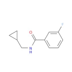 Aobchem&nbsp;N-(Cyclopropylmethyl)-3-fluorobenzamide | ≥95% | CAS 1090915-79-9 | C11H12FNO | 5g