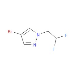 Aobchem&nbsp;4-Bromo-1-(2 2-difluoroethyl)-1H-pyrazole | ≥95% | CAS 1049730-36-0 | C5H5BrF2N2 | 5g