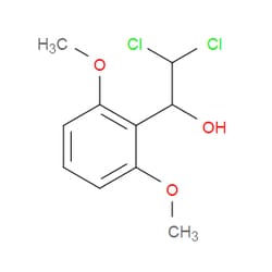 Aobchem&nbsp;2 2-Dichloro-1-(2 6-dimethoxyphenyl)ethanol | ≥95% | CAS 2734773-02-3 | C10H12Cl2O3 | 500mg