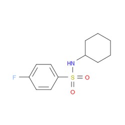 Aobchem&nbsp;N-Cyclohexyl-4-fluorobenzenesulfonamide | ≥95% | CAS 565-40-2 | C12H16FNO2S | 5g