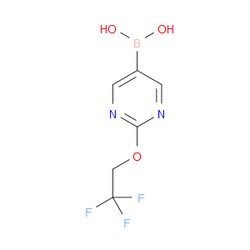 Aobchem&nbsp;2-(2 2 2-Trifluoroethoxy)pyrimidine-5-boronic acid | ≥97% | CAS 1401163-85-6 | C6H6BF3N2O3 | 500mg