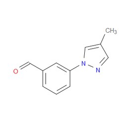 Aobchem&nbsp;Benzaldehyde  3-(4-methyl-1H-pyrazol-1-yl)- | ≥95% | CAS 1339353-78-4 | C11H10N2O | 5g