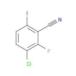Aobchem&nbsp;3-Chloro-2-fluoro-6-iodobenzonitrile | ≥97% | CAS 1000577-68-3 | C7H2ClFIN | 250mg