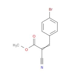 Aobchem&nbsp;Methyl 3-(4-bromophenyl)-2-cyano-2-propenoate | ≥95% | CAS 167995-88-2 | C11H8BrNO2 | 1g