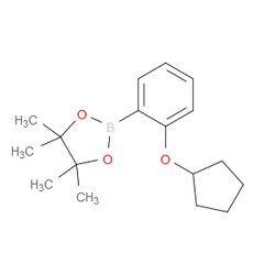 Aobchem&nbsp;2-[2-(Cyclopentyloxy)phenyl]-4 4 5 5-tetramethyl-1 3 2-dioxaborolane | ≥95% | CAS 2246738-19-0 | C17H25BO3 | 1g