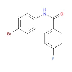 Aobchem&nbsp;Benzamide  N-(4-bromophenyl)-4-fluoro- | ≥97% | CAS 671-15-8 | C13H9BrFNO | 500mg