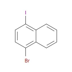 Aobchem&nbsp;1-Bromo-4-iodonaphthalene | ≥97% | CAS 63279-58-3 | C10H6BrI | 10g