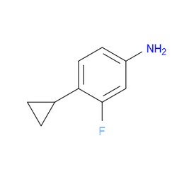 Aobchem&nbsp;4-Cyclopropyl-3-fluoroaniline | ≥95% | CAS 1208083-48-0 | C9H10FN | 1g