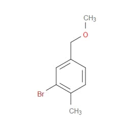 Aobchem&nbsp;2-Bromo-4-(methoxymethyl)-1-methylbenzene | ≥95% | CAS 1897510-17-6 | C9H11BrO | 250mg