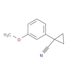 Aobchem&nbsp;1-(3-Methoxyphenyl)cyclopropanecarbonitrile | ≥95% | CAS 74205-01-9 | C11H11NO | 5g