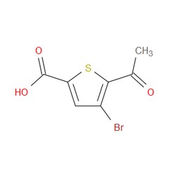 Aobchem&nbsp;5-Acetyl-4-bromothiophene-2-carboxylic acid | ≥97% | CAS 1369239-73-5 | C7H5BrO3S | 10g