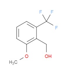 Aobchem&nbsp;(2-Methoxy-6-(trifluoromethyl)phenyl)methanol | ≥95% | CAS 1017779-01-9 | C9H9F3O2 | 250mg