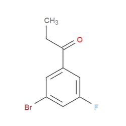 Aobchem&nbsp;1-(3-Bromo-5-fluorophenyl)propan-1-one | ≥95% | CAS 519050-96-5 | C9H8BrFO | 250mg