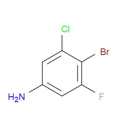 Aobchem&nbsp;4-Bromo-3-chloro-5-fluoroaniline | ≥95% | CAS 1297540-69-2 | C6H4BrClFN | 10g