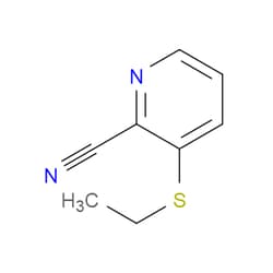 Aobchem&nbsp;3-(Ethylthio)-2-pyridinecarbonitrile | 95% | CAS 342816-54-0 | C8H8N2S | 250mg