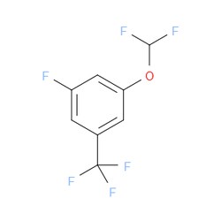 Aobchem&nbsp;1-(Difluoromethoxy)-3-fluoro-5-(trifluoromethyl)benzene | ≥97% | CAS 1417567-62-4 | C8H4F6O | 500mg
