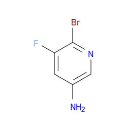 Aobchem&nbsp;5-Amino-2-bromo-3-fluoropyridine | ≥97% | CAS 1256276-41-1 | C5H4BrFN2 | 5g