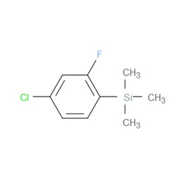 Aobchem&nbsp;(4-Chloro-2-fluorophenyl)trimethylsilane | ≥95% | CAS 153357-87-0 | C9H12ClFSi | 500mg