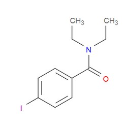 Aobchem&nbsp;N N-Diethyl-4-iodobenzamide | ≥95% | CAS 77350-52-8 | C11H14INO | 250mg