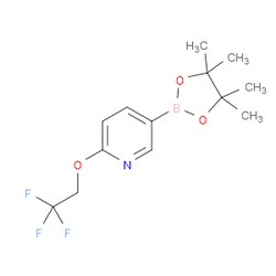 Aobchem&nbsp;5-(4 4 5 5-Tetramethyl-1 3 2-dioxaborolan-2-yl)-2-(2 2 2-trifluoroethoxy)pyridine | ≥95% | CAS 1268467-17-9 | C13H17BF3NO3 | 5g