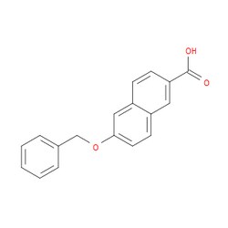 Aobchem&nbsp;6-(Benzyloxy)-2-naphthoic acid | ≥95% | CAS 114804-77-2 | C18H14O3 | 5g