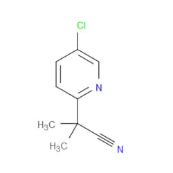 Aobchem&nbsp;5-Chloro-   -dimethyl-2-pyridineacetonitrile | ≥95% | CAS 1095544-68-5 | C9H9ClN2 | 1g