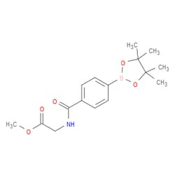 Aobchem&nbsp;Methyl 2- [4-(tetramethyl-1 3 2-dioxaborolan-2-yl)phenyl]formamido acetate | ≥95% | CAS 2377607-09-3 | C16H22BNO5 | 500mg