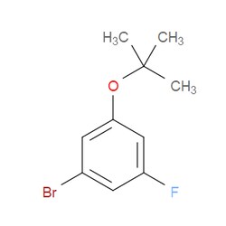 Aobchem&nbsp;1-Bromo-3-(1 1-dimethylethoxy)-5-fluorobenzene | ≥97% | CAS 889362-81-6 | C10H12BrFO | 500mg