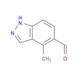 Aobchem&nbsp;4-Methyl-1H-indazole-5-carbaldehyde | ≥95% | CAS 1783447-44-8 | C9H8N2O | 5g