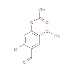 Aobchem&nbsp;5-Bromo-4-formyl-2-methoxyphenyl acetate | ≥97% | CAS 52783-83-2 | C10H9BrO4 | 10g