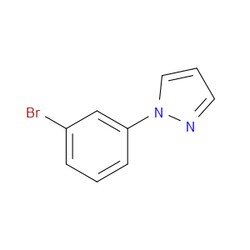Aobchem&nbsp;1-(3-Bromophenyl)-1H-pyrazole | ≥95% | CAS 294877-33-1 | C9H7BrN2 | 5g