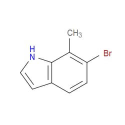 Aobchem&nbsp;6-Bromo-7-methyl-1H-indole | ≥97% | CAS 1000343-89-4 | C9H8BrN | 5g