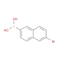 Aobchem&nbsp;6-Bromo-naphthalene-2-boronic acid | ≥95% | CAS 1337916-18-3 | C10H8BBrO2 | 500mg