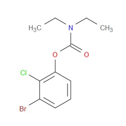Aobchem&nbsp;3-Bromo-2-chlorophenyl N N-diethylcarbamate | ≥95% | CAS 863870-81-9 | C11H13BrClNO2 | 5g