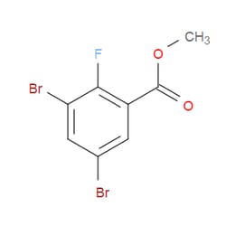 Aobchem&nbsp;Methyl 3 5-dibromo-2-fluorobenzoate | ≥95% | CAS 537658-08-5 | C8H5Br2FO2 | 10g