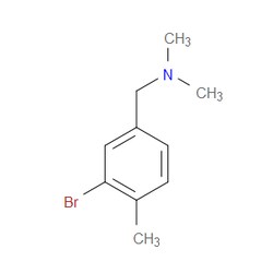 Aobchem&nbsp;Dimethyl[(3-Bromo-4-methylphenyl)methyl]amine | ≥95% | CAS 1414870-57-7 | C10H14BrN | 250mg