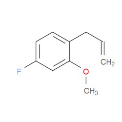 Aobchem&nbsp;4-Fluoro-2-methoxy-1-(2-propen-1-yl)benzene | ≥97% | CAS 1256469-47-2 | C10H11FO | 250mg