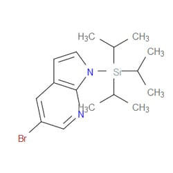 Aobchem&nbsp;5-Bromo-1-trisopropylsilanyl-1H-pyrrolo[2 3-B]pyridine | ≥97% | CAS 858116-66-2 | C16H25BrN2Si | 5g