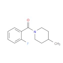 Aobchem&nbsp;(2-Fluorophenyl)(4-methyl-1-piperidinyl)methanone | ≥95% | CAS 346719-56-0 | C13H16FNO | 250mg