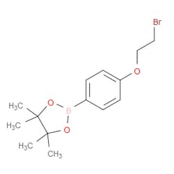 Aobchem&nbsp;2-(4-(2-Bromoethoxy)phenyl)-4 4 5 5-tetramethyl-1 3 2-dioxaborolane | ≥95% | CAS 913836-27-8 | C14H20BBrO3 | 5g