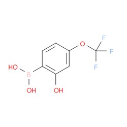 Aobchem&nbsp;2-Hydroxy-4-(trifluoromethoxy)phenylboronic acid | ≥97% | CAS 1309768-22-6 | C7H6BF3O4 | 500mg