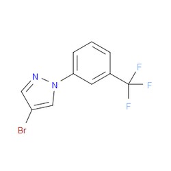 Aobchem&nbsp;4-Bromo-1-(3-(trifluoromethyl)phenyl)-1H-pyrazole | ≥95% | CAS 1353855-69-2 | C10H6BrF3N2 | 5g